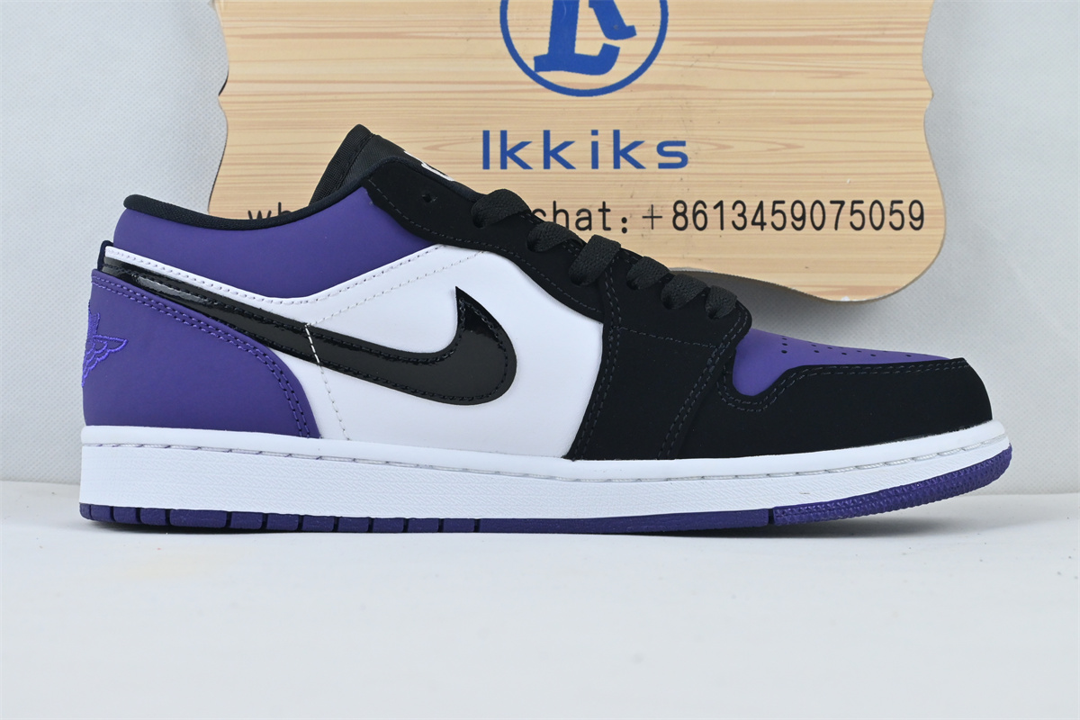 Jordan 1 Low Court Purple