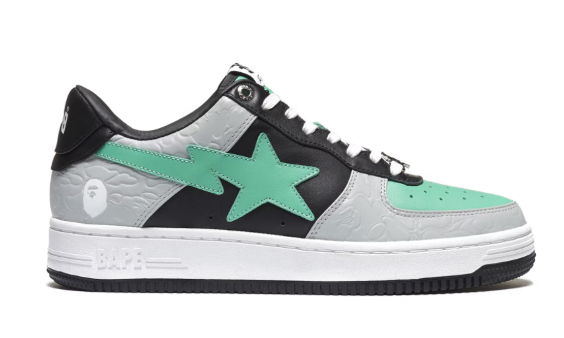 A Bathing Ape Bape Sta Low Grey Green