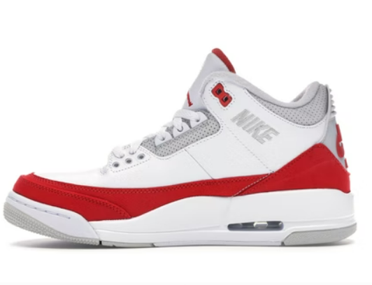 Jordan 3 Retro Tinker White University Red
