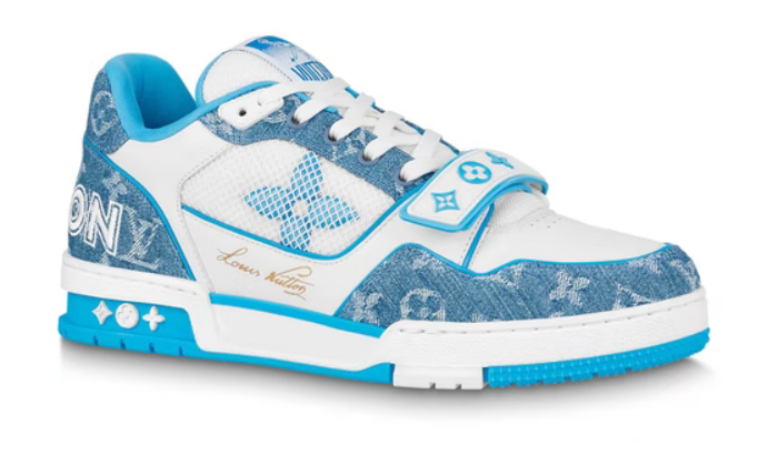 L0vis Vvtt0n Trainer Monogram Denim