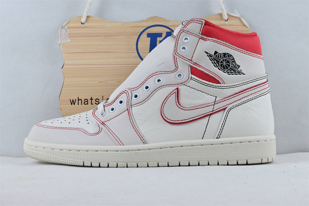 Jordan 1 Retro High Phantom Gym Red