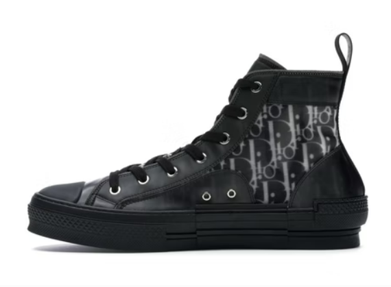 D10r B23 High Top Canvas Oblique Black