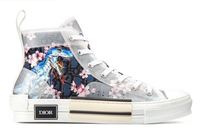 D10r B23 High Canvas Sorayama Dinosaur Navy