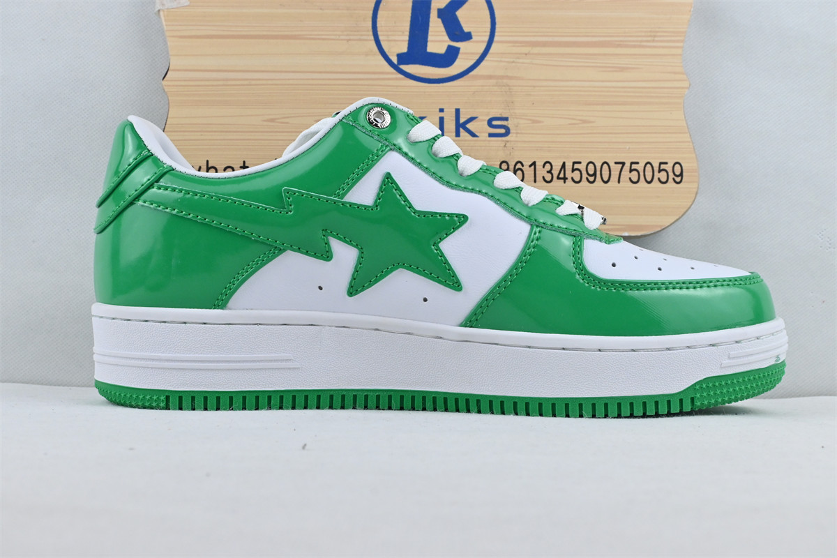 A Bathing Ape Bape Sta Low Green