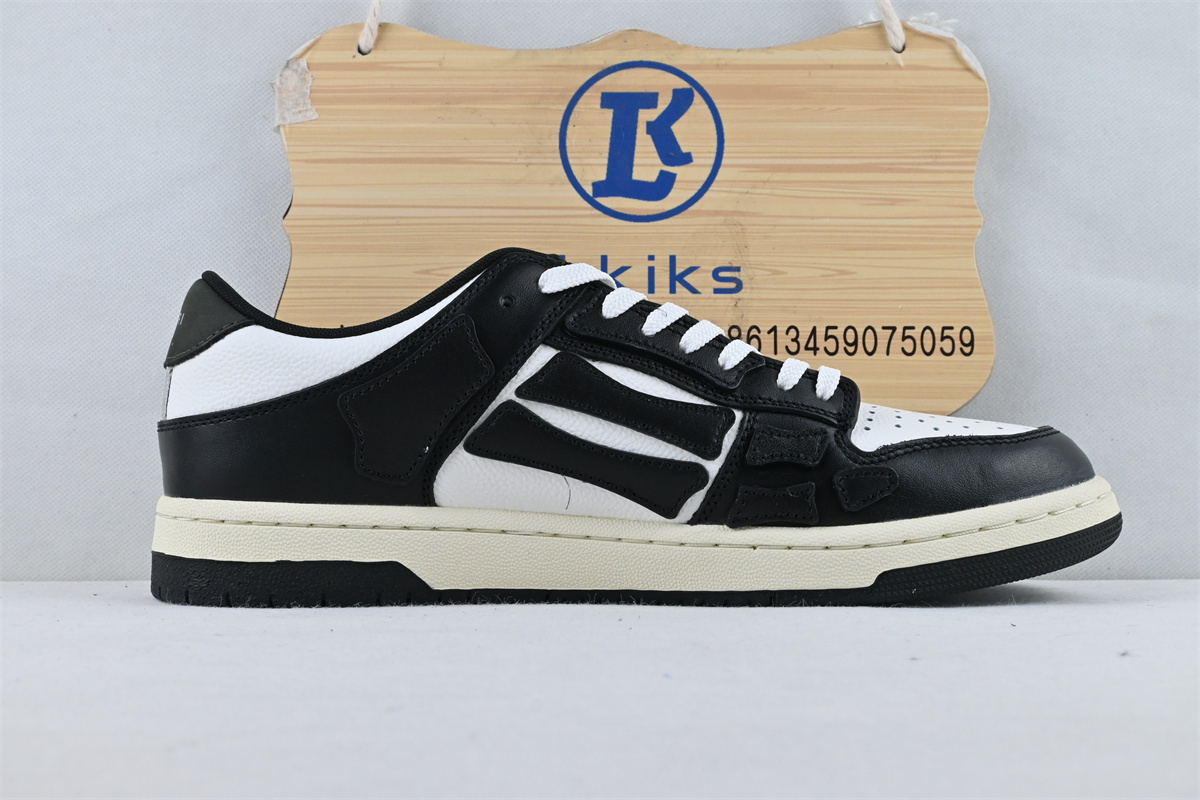 AMIRI Skel Low Black White