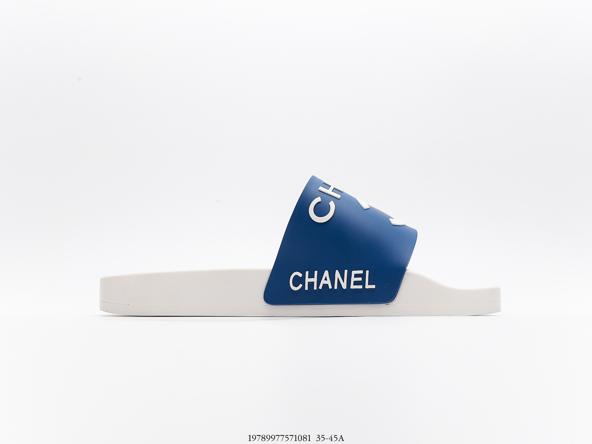Ch**el Logo Bi-color Plain Sandals