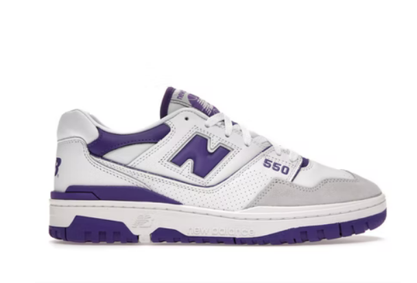 New Balance 550 White Purple