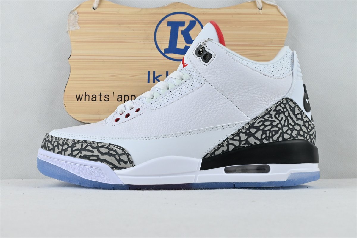 Jordan 3 Retro Free Throw Line White Cement