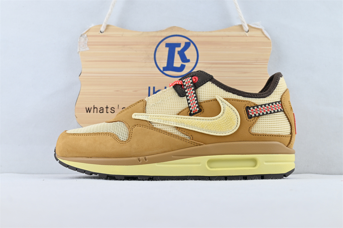 Nike Air Max 1 Travis Scott Cactus Jack Wheat Lemon Drop