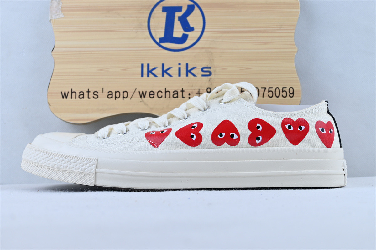 Converse Chuck Taylor All-Star 70 Ox Comme Des Garcons Play Multi-Heart White