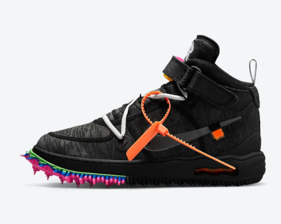 Off-White x Nike Air Force 1 Mid “Black”