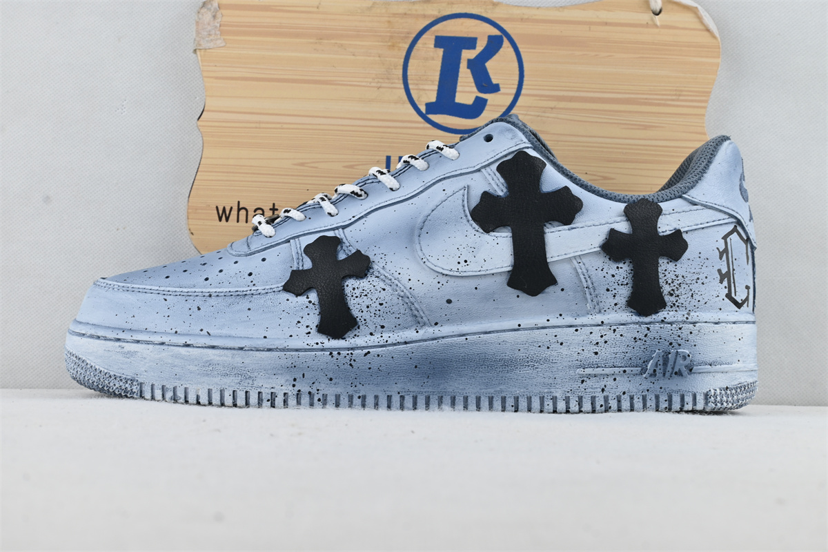 Chrome heart x AF1 designer customized version(with special shoebox)