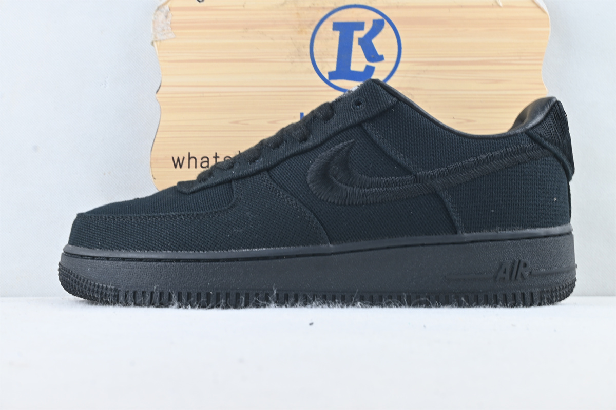 Stussy X Nike Air Force 1 Low “Triple Black”