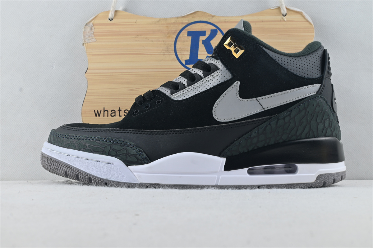 Jordan 3 Retro Tinker Black Cement Gold