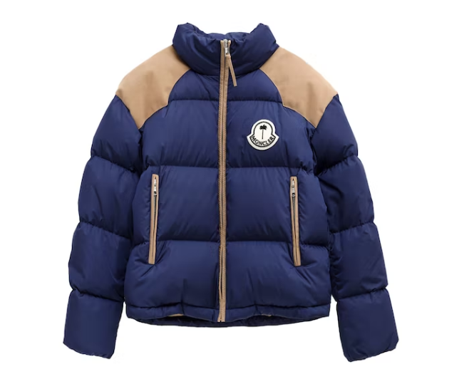 Moncler x Palm Angels Kelsey Jacket Blue Beige