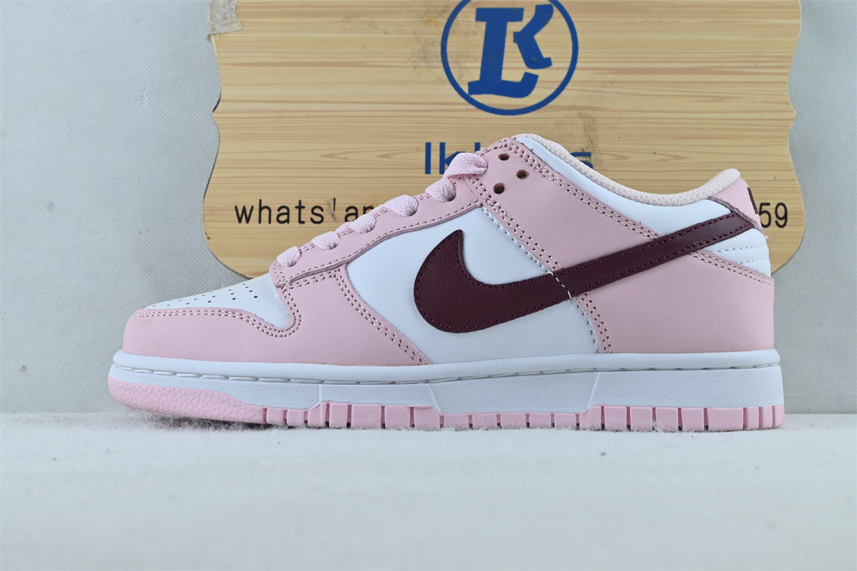Nike Dunk Low Pink Foam Red White