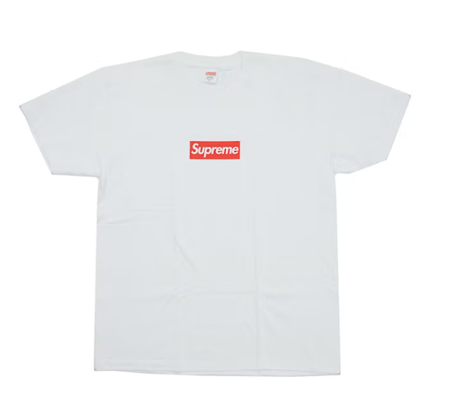 Svp*me 20th Anniversary Box Logo Tee White