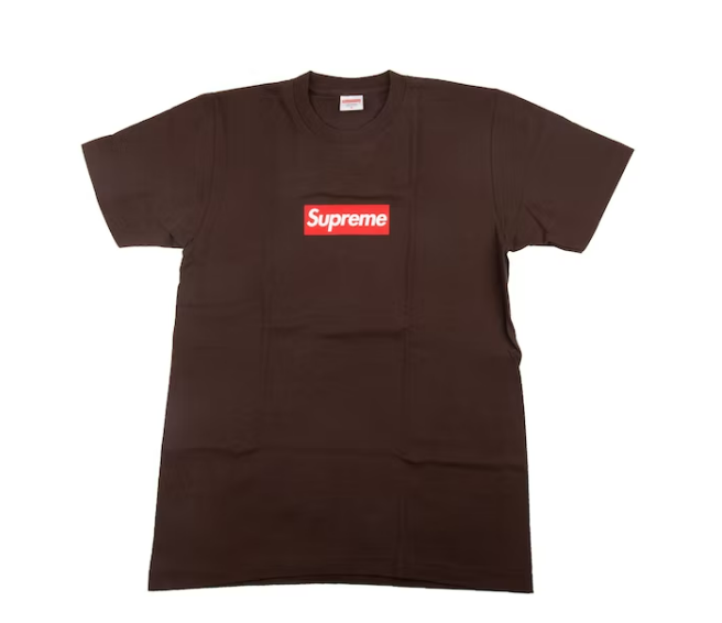 Svp*me 20th Anniversary Box Logo Tee Brown