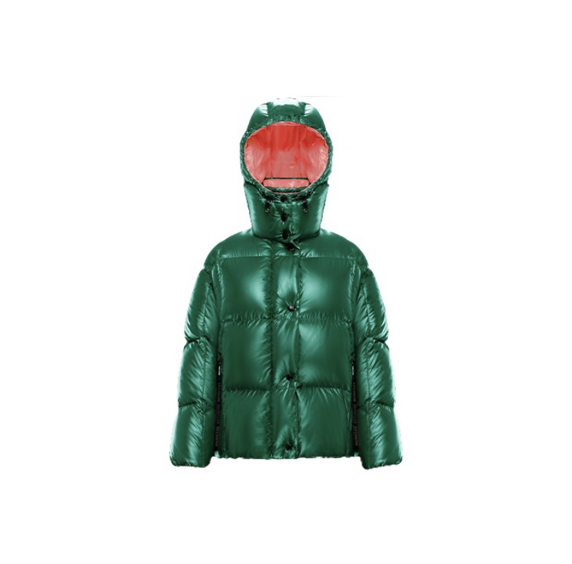 Moncler Parana Short Down Jacket Green