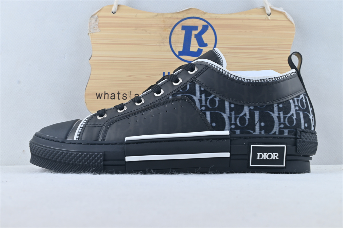 D10r B23 Low Top Canvas Oblique Black