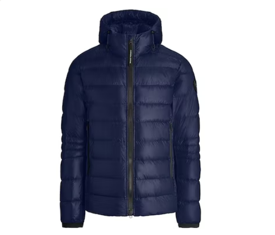 Can*a G00se Crofton Down Slim Fit Hooded Jacket Atlantic Navy