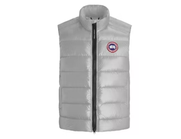 Can*a G00se Crofton Down Vest Silver Birch