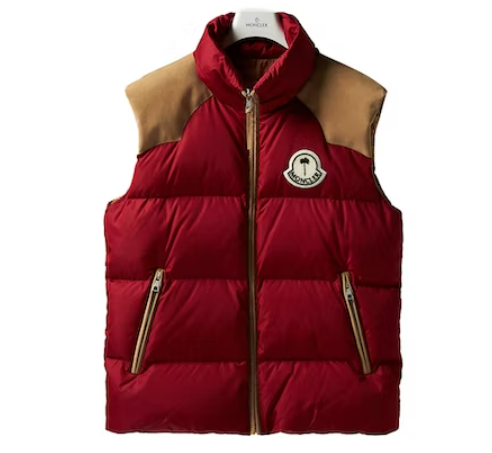 Moncler x Palm Angels Kamakou Vest Red