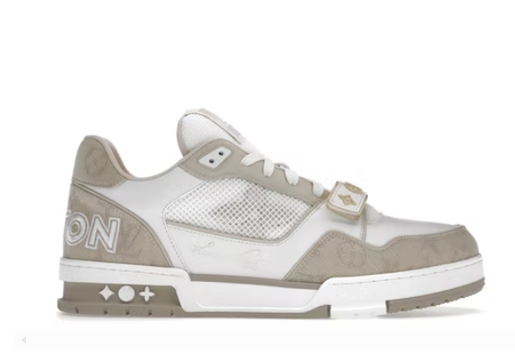 L0vis Vvtt0n Trainer Beige White