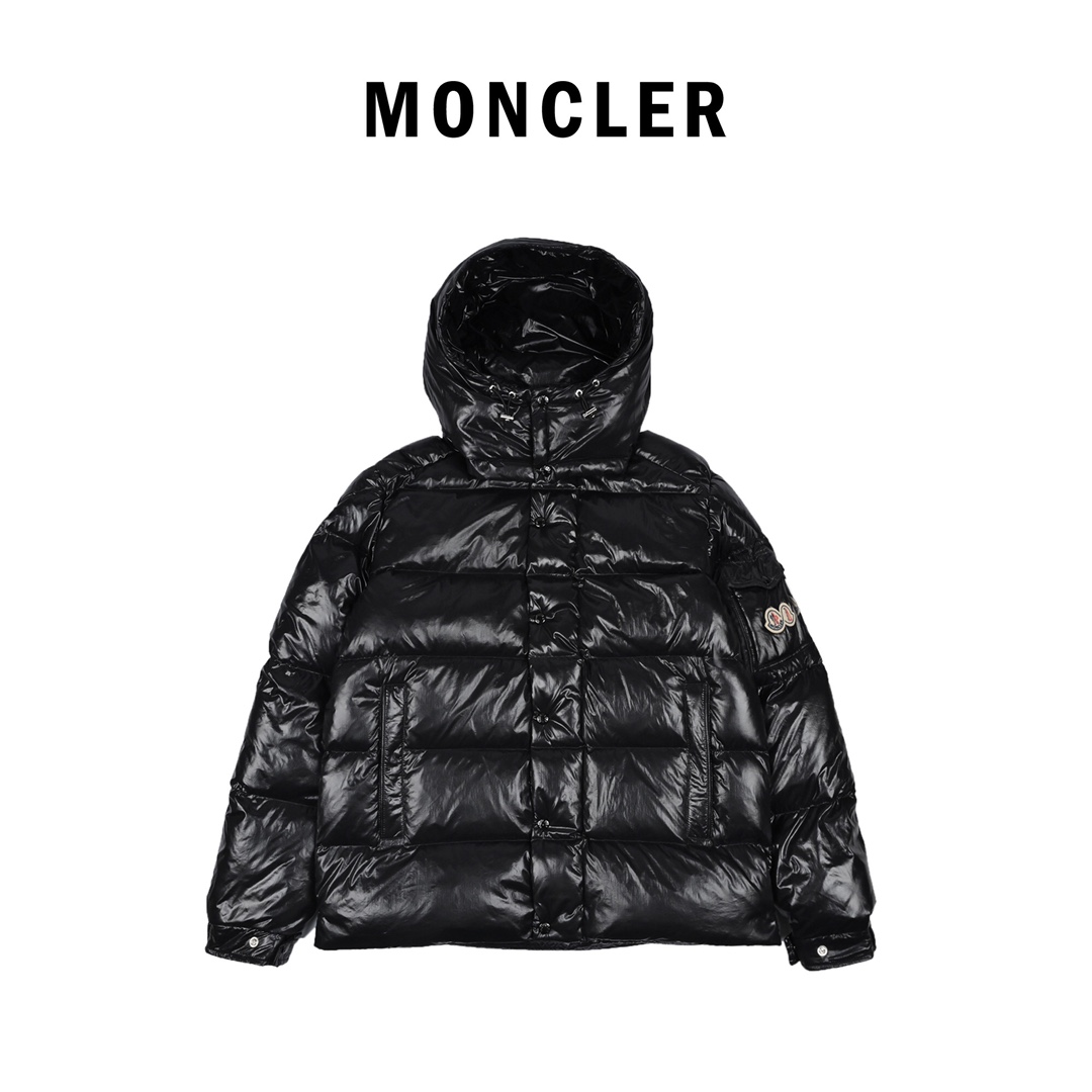 Moncler Maya Short Down Jacket Black