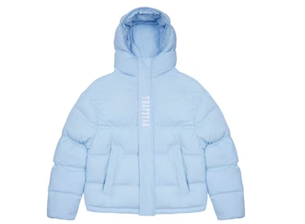 Trapstar Decoded Hooded Puffer 2.0 Ice Blue