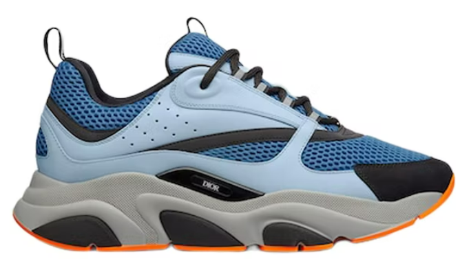 D10r B22 Blue Technical Mesh Light Blue Grey Orange