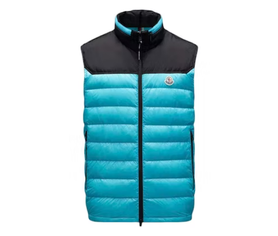 Moncler Ortac Down Vest Turquoise