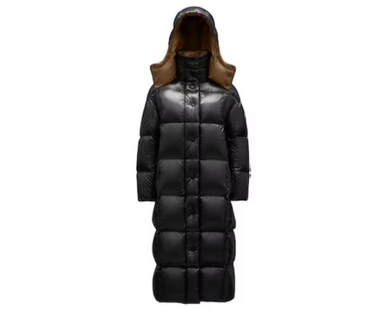 Moncler Women's Parnaiba Long Down Jacket Black