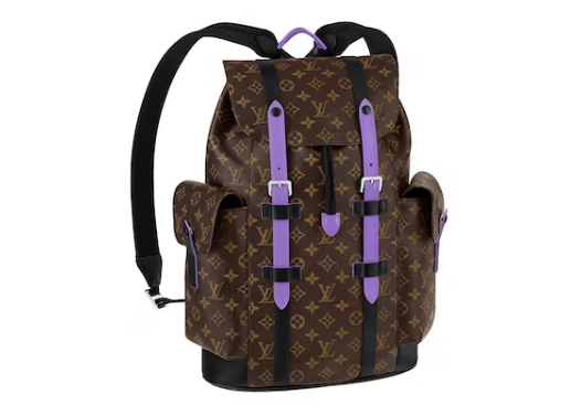L0vis Vvtt0n Christopher MM Monogram Macassar Brown/Purple