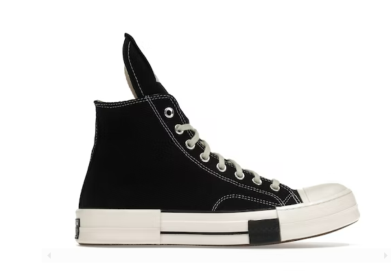 Converse DRKSHDW DRKSTAR Hi Rick Owens Black Egret