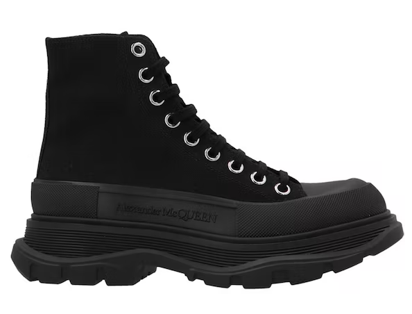 A1exa*der Mcqv*en Tread Slick Lace Up Boot Black