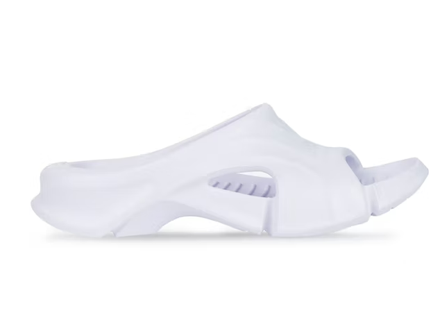 Ba1en*iaga Mold Slide Sandal White
