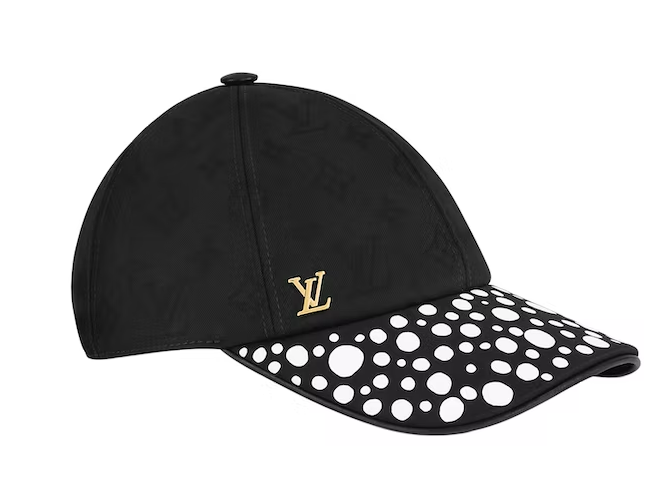 L0vis Vvtt0n x Yayoi Kusama Infinity Dots Cap Black/White