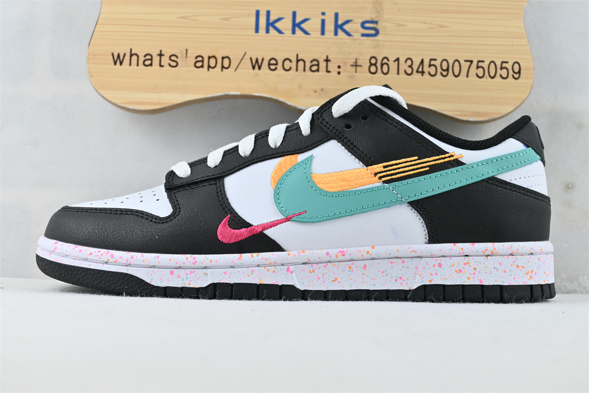 Nike Dunk Low Multiple Swooshes White Washed Teal