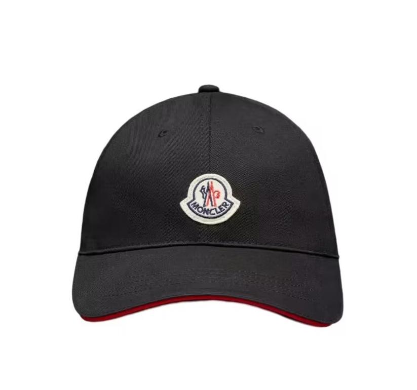 Moncler Logo Baseball Cap Black