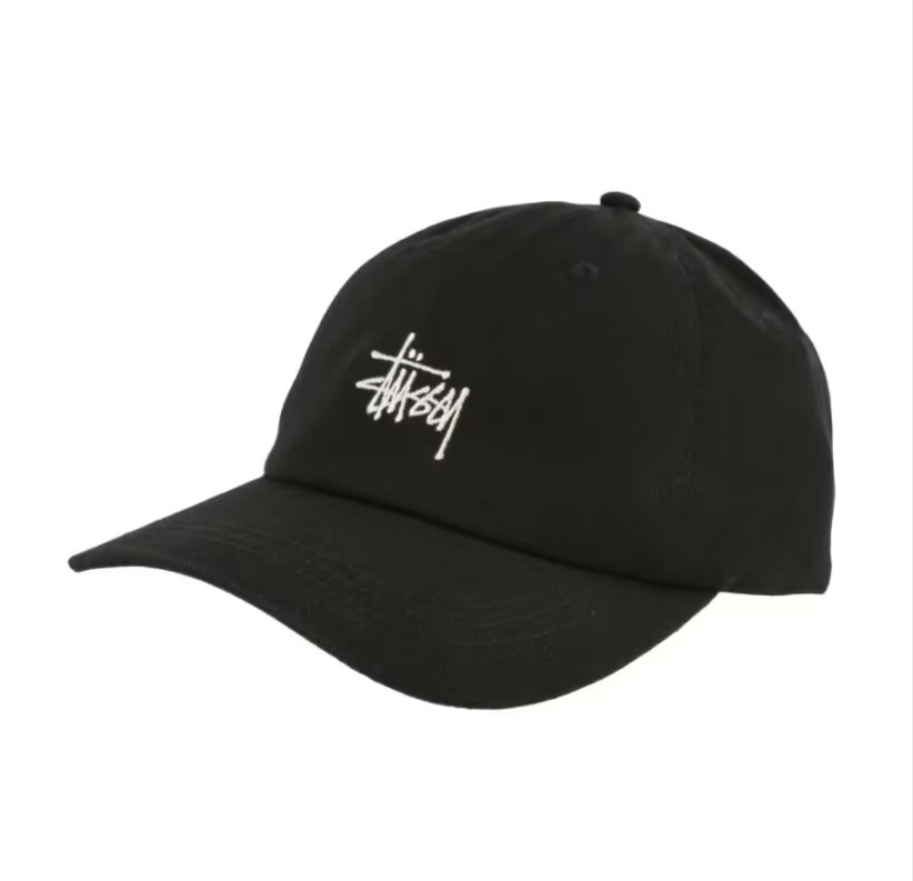 Stussy Polar Fleece Strap Cap Black