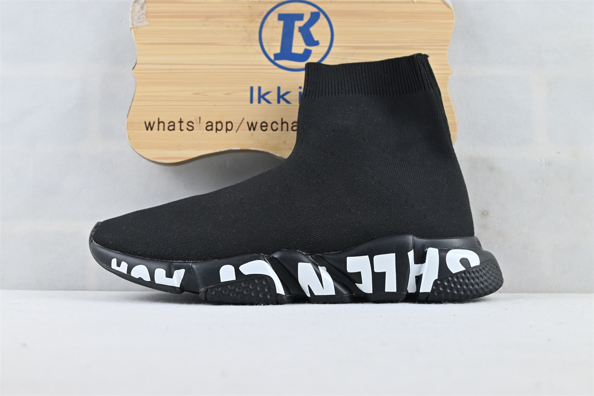 Ba1en*iaga Speed Graffiti Trainers Black