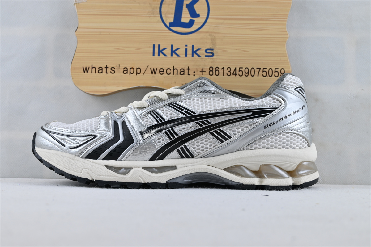 As1cs Gel-Kayano 14 JJJJound Silver Black