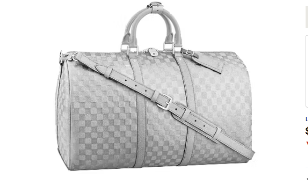 L0vis Vvtt0n Keepall Glitter Silver