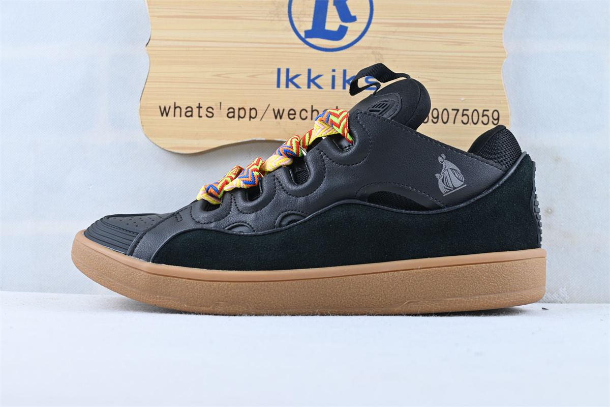 Lanvin Leather Curb Black