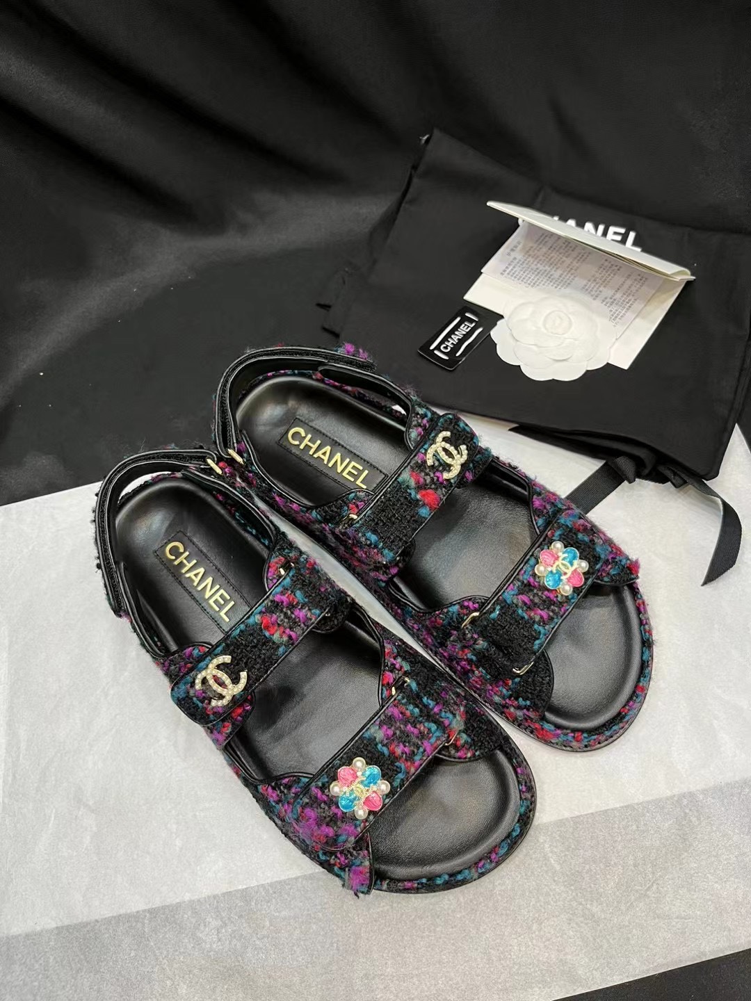 Ch**el Quilted Sandal