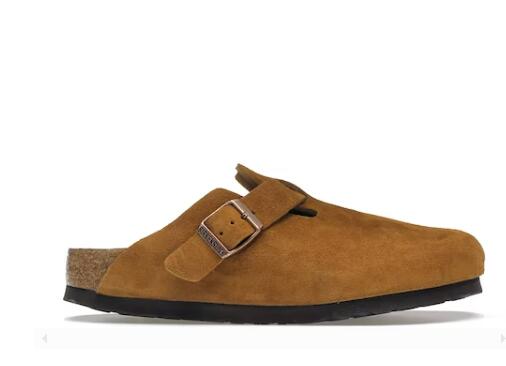 Birkenstock Boston Soft Footbed Suede Mink