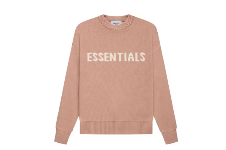Fear of God Essentials Kids Knit Pullover Matte Blush