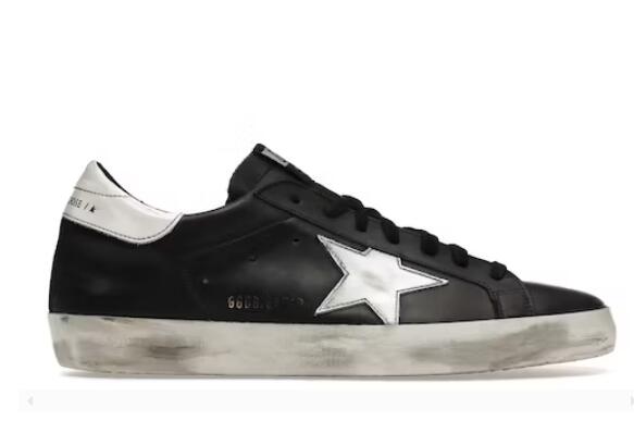Golden Goose S*per-Star Black White Leather