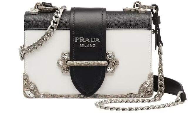 Pra*a Cahier Crystal Chain White